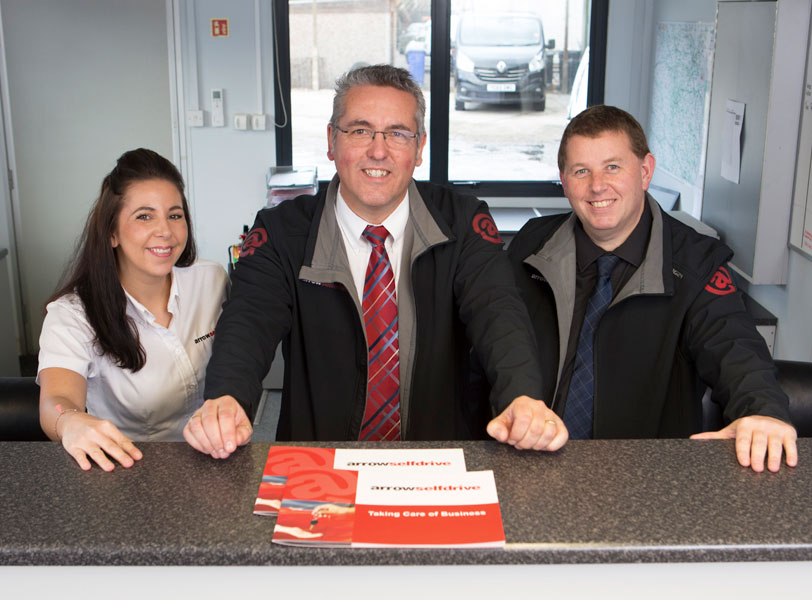 Arrow Self Drive team