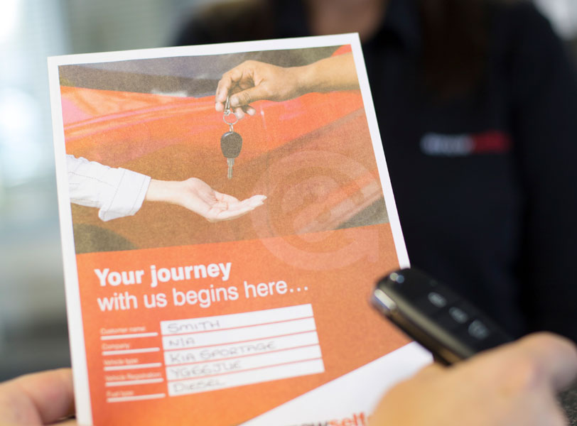 Arrow Self Drive hand over